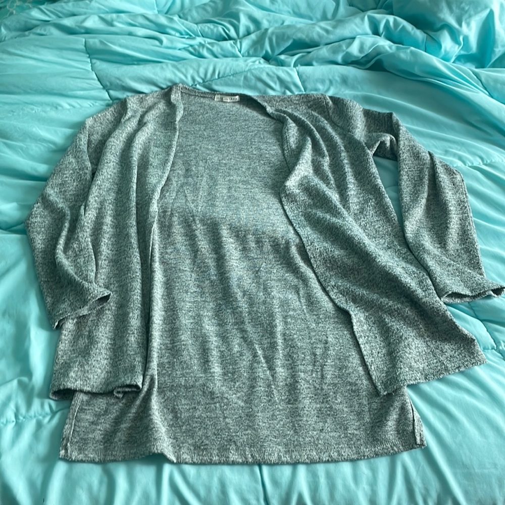 Heather grey sweater